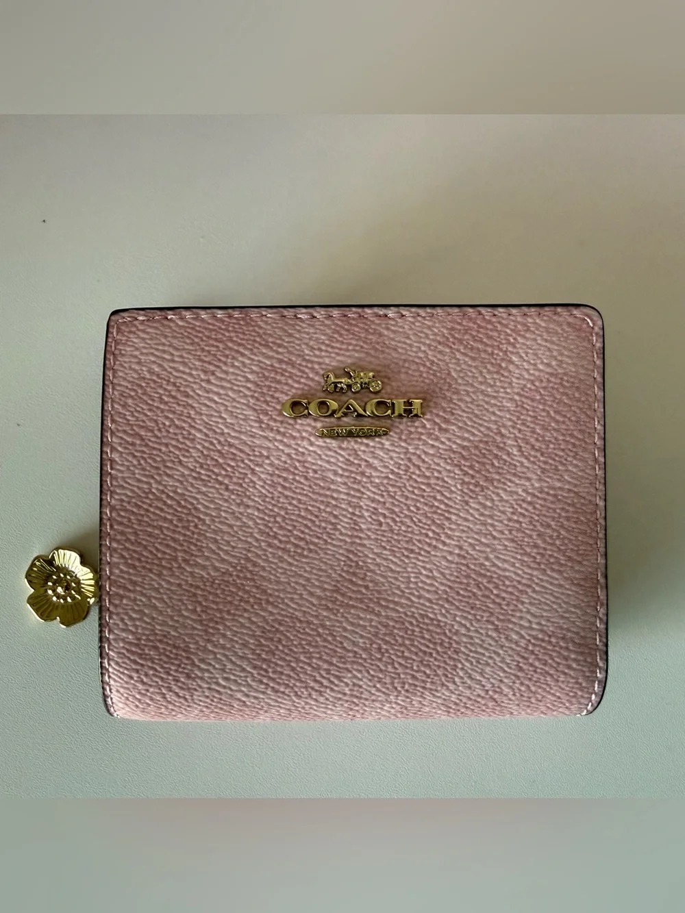 Coach Large Powder Pink Rowan with Matching Pink Wallets and Passport holder - Picture 10 of 15